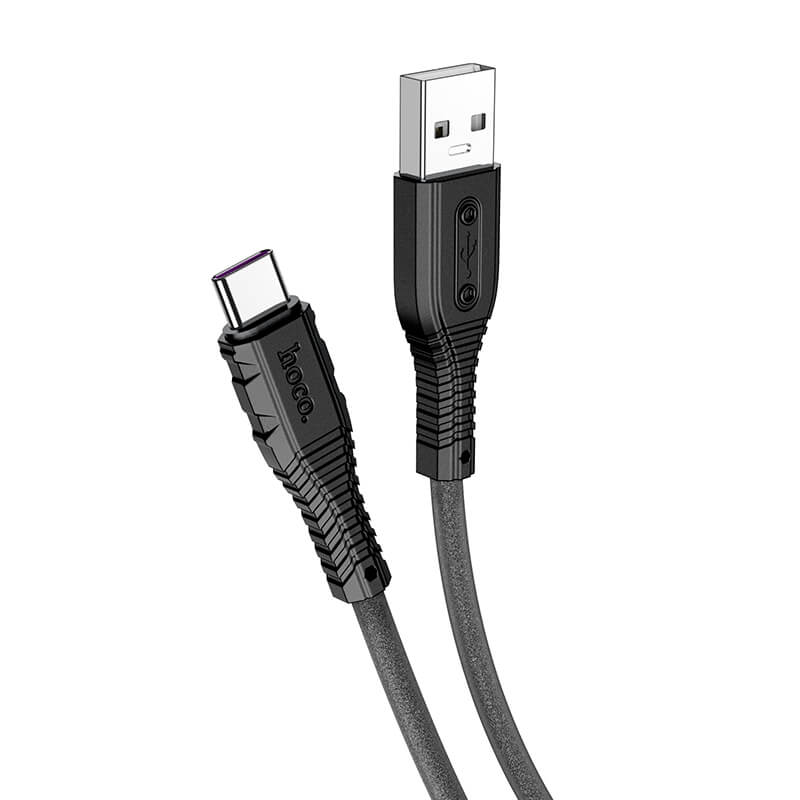 hoco. Nano Silicone Fast Charging Data Cable for Type-C X67