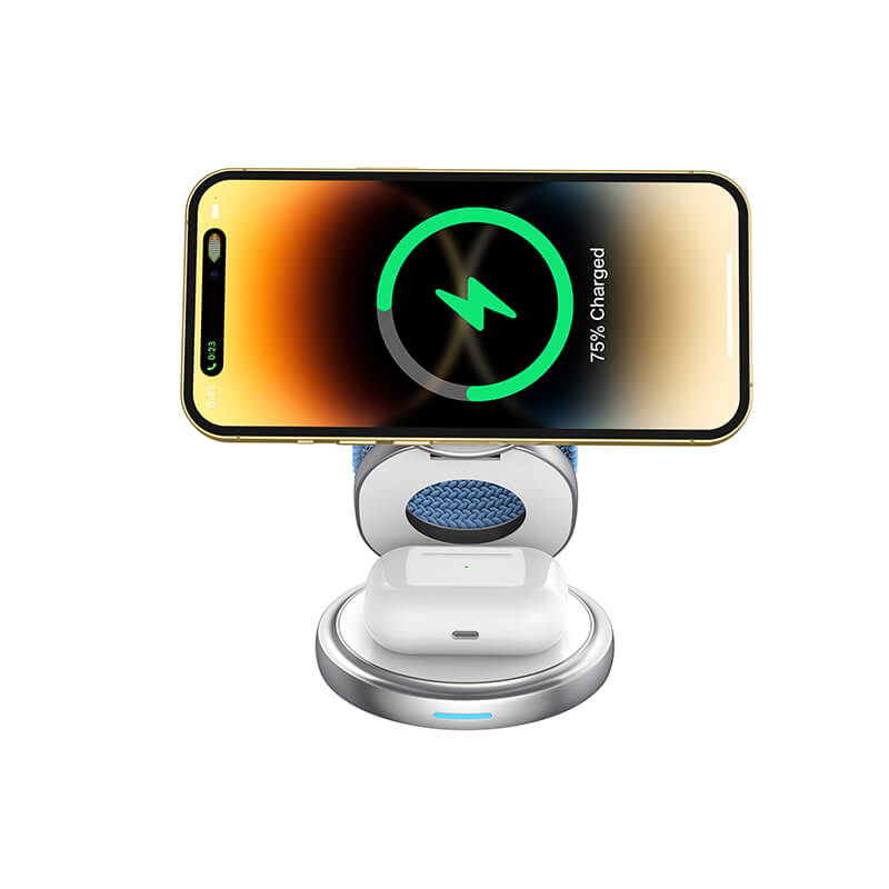 Mobie 3-in-1 Foldable Magnetic Wireless Fast Charger 15W