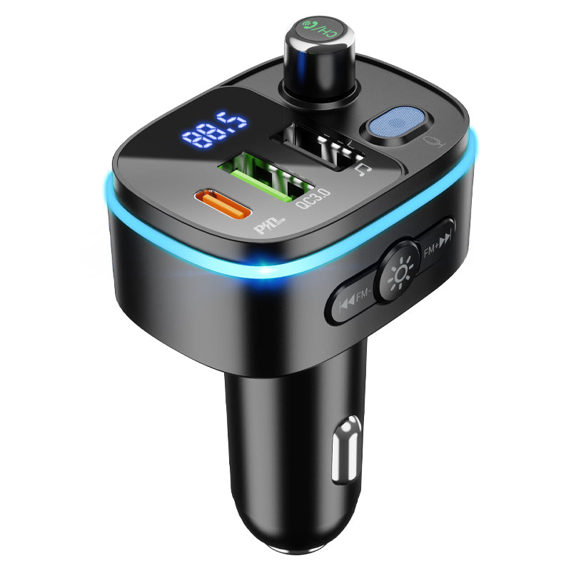 hoco. Fast PD 20W+QC 3.0 Car Bluetooth FM transmitter E62