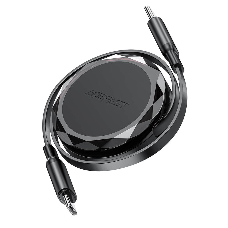 Pre Order Acefast Type-C to Type-C Retractable Fast Charging Cable 60W 0.8m