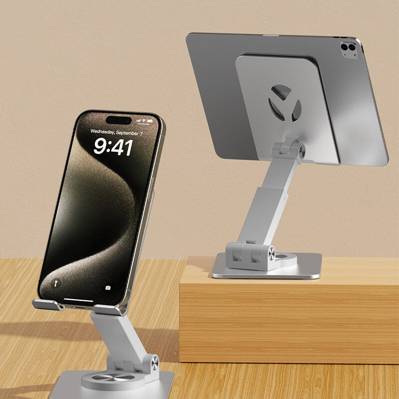 New Arrivals SAIJI Foldable 360° Phone & Tablet Desk Holder Stand