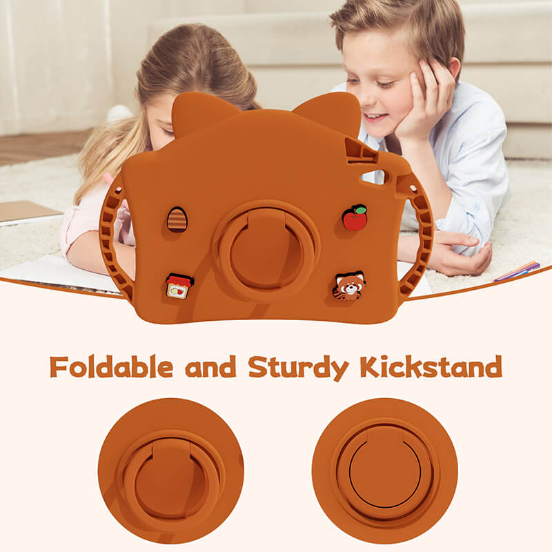 iPad Pro 11 2020 Lesser Panda Protection Case with Foldable Kickstand