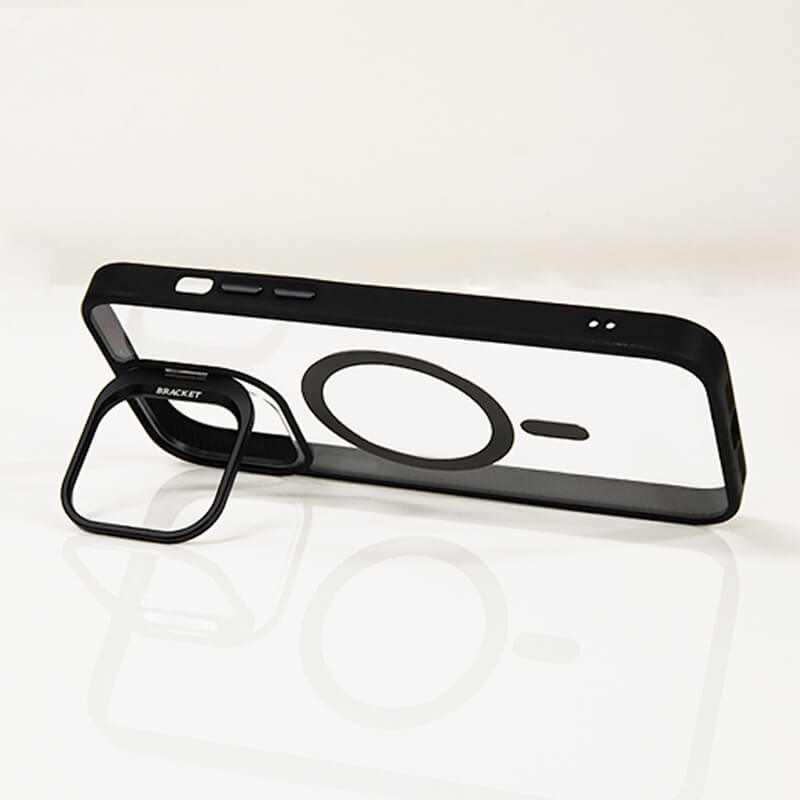 iPhone 14 Pro Camera Lens Stand Transparency MagSafe Phone Case