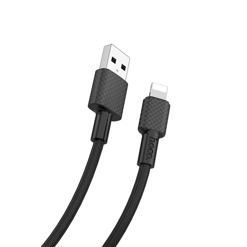 hoco USB to Lightning Carbon Fiber Texture Fast Charge Data Cable 1M X29