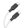 hoco. Cool 60W Silicone Charging Data Cable for Type-C to Type-C X90