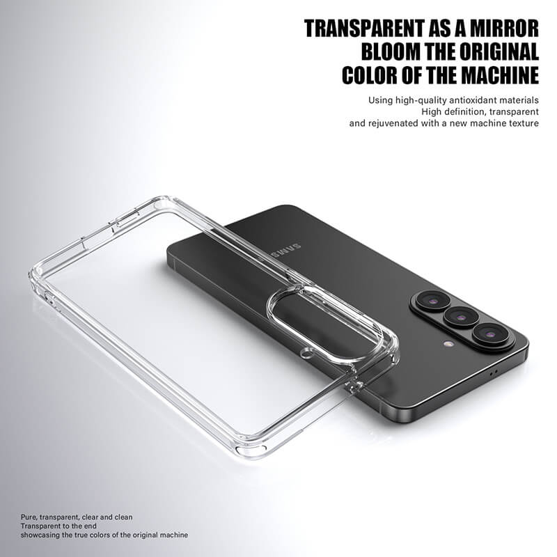 Samsung Galaxy S26 Plus 2026 Aurora Series Crystal Transparent Phone Case