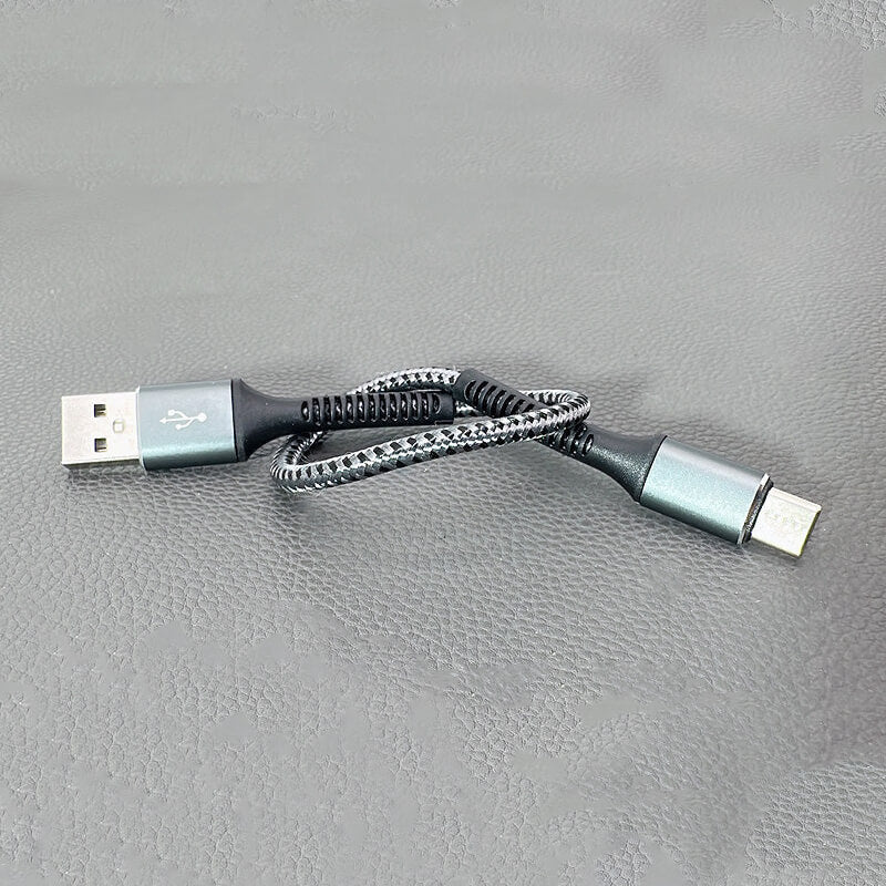 New Arrivals Maxguard USB to Type-C Braided Charging Cable 25cm 3A