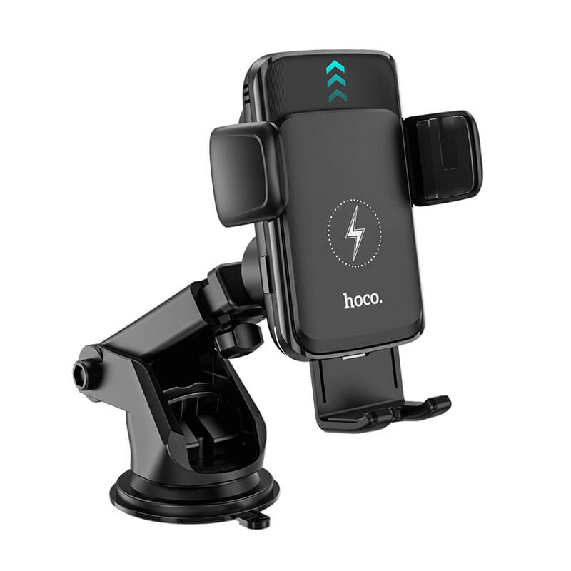 hoco Dual-Purpose Car Mount Qi Wireless Fast Charger (15W) S35