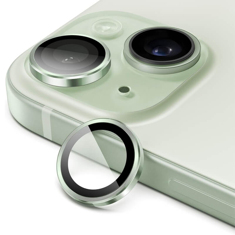 9H Multicolor Tempered Glass Compatible with iPhone 15 Individual Camera Lens Cover Protector