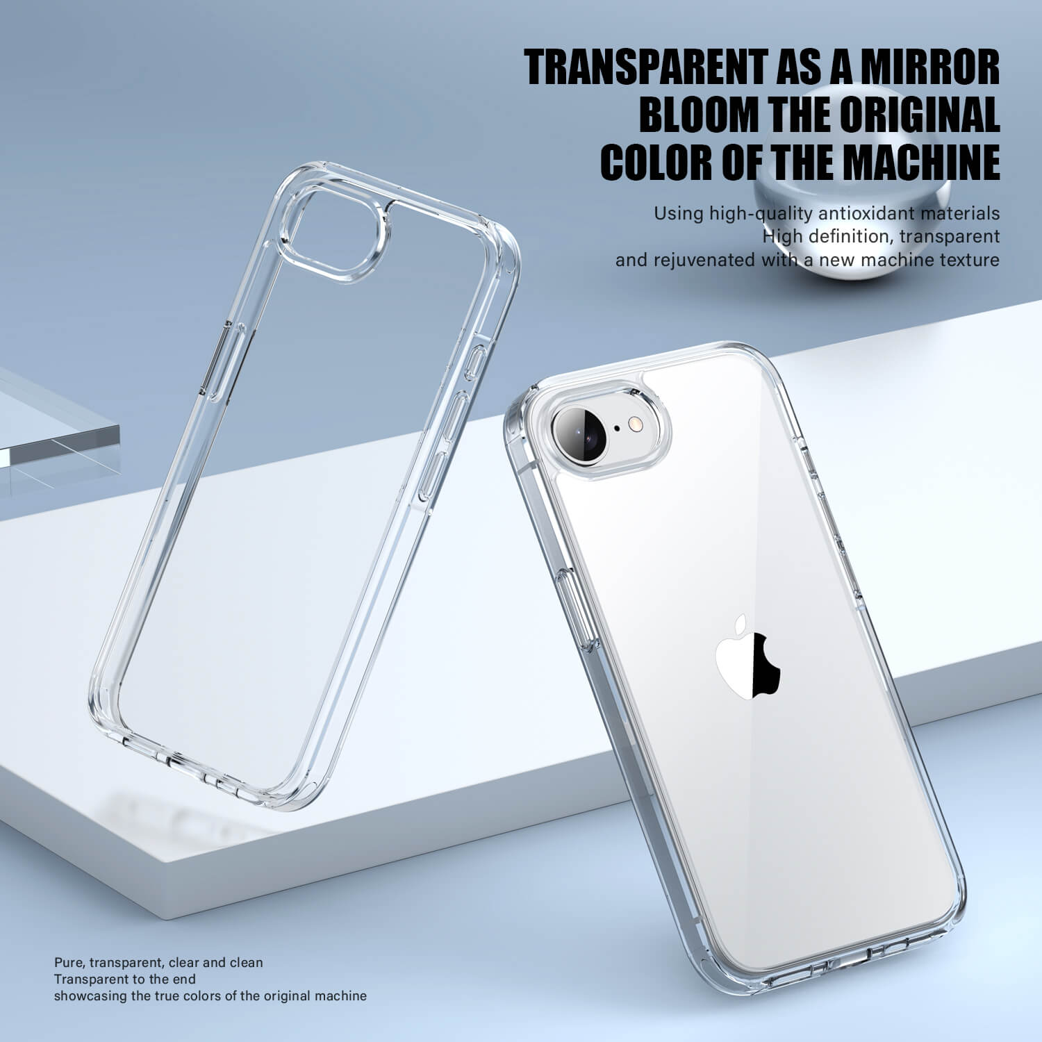 iPhone 16e Aurora Series Crystal Phone Case Clear