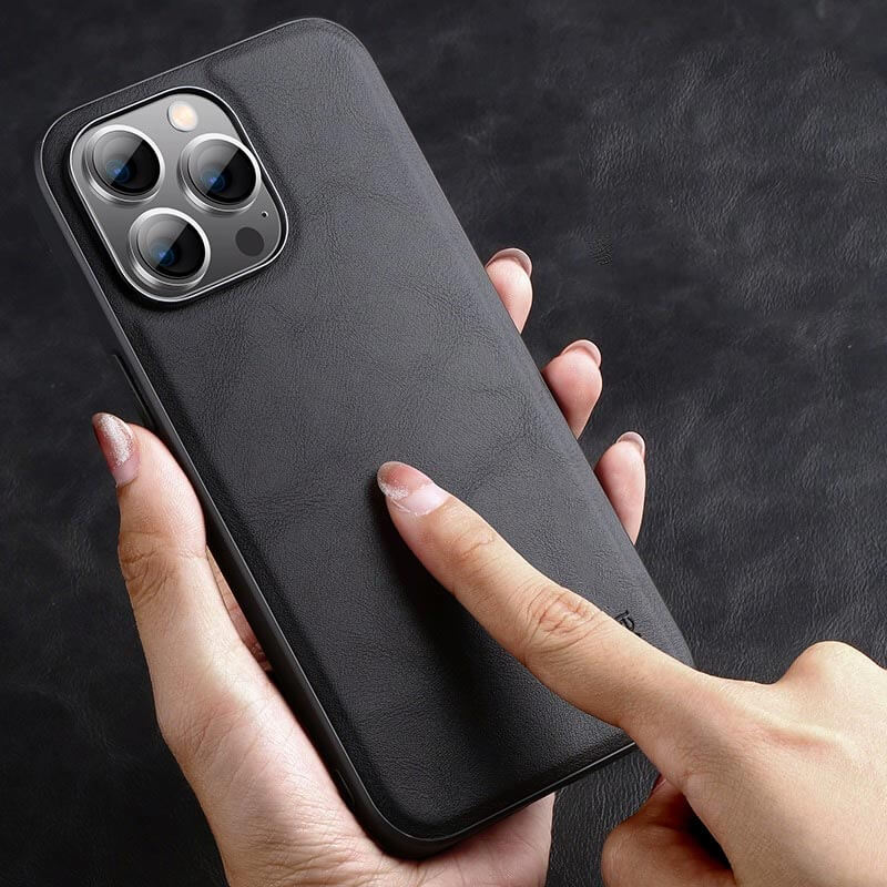 iPhone 12 mini Vintage Leather Drop Protection Phone Case