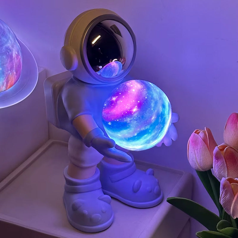 Mobie Compact Multifunctional Astronaut Ornament Bluetooth Speaker Night Light YM-127