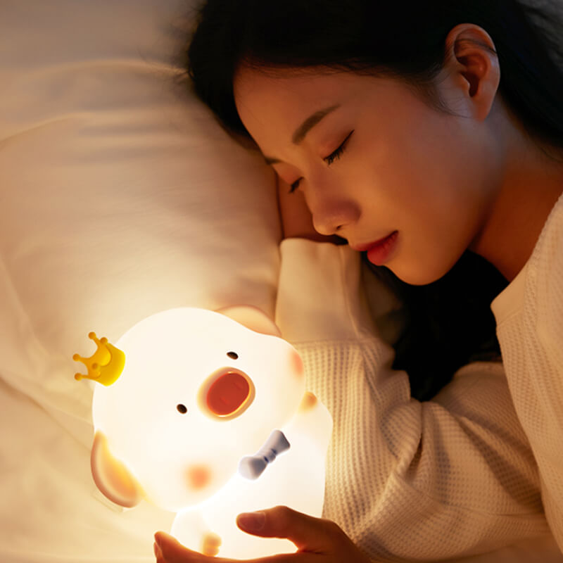 Mobie Rechargeable Cute Peggy Color Changing Silicone Baby Night Light