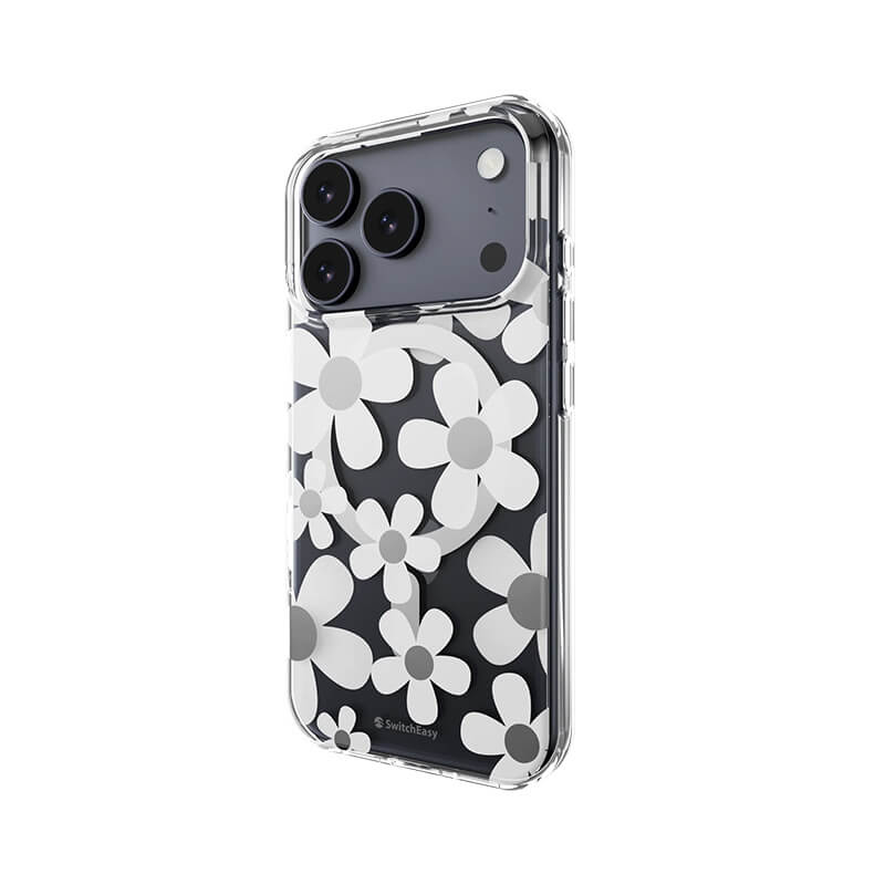 iPhone 17 Pro Fleur 3D Patterned Series Shockproof MagSafe Phone Case