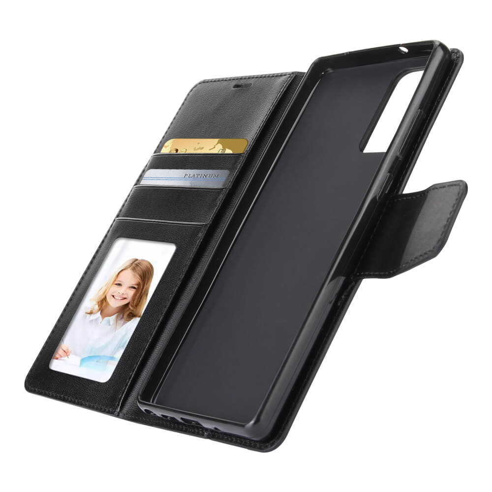 Samsung Galaxy Note 10 2019 Hanman Mill Series Leather Wallet Flip Case