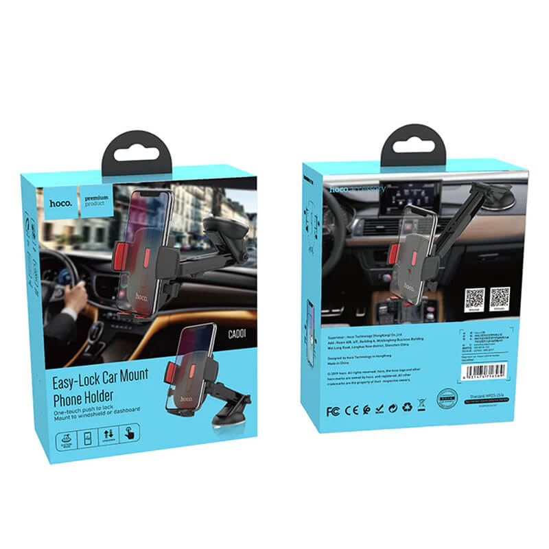 hoco. Easy-Lock Car Mount Phone Holder CAD01