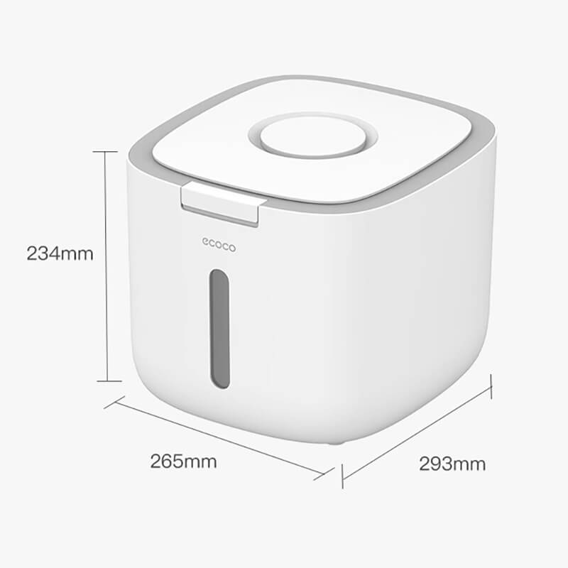 Mobie Airtight Triple Seal Rice Storage Container with Pest Resistant Box E2203