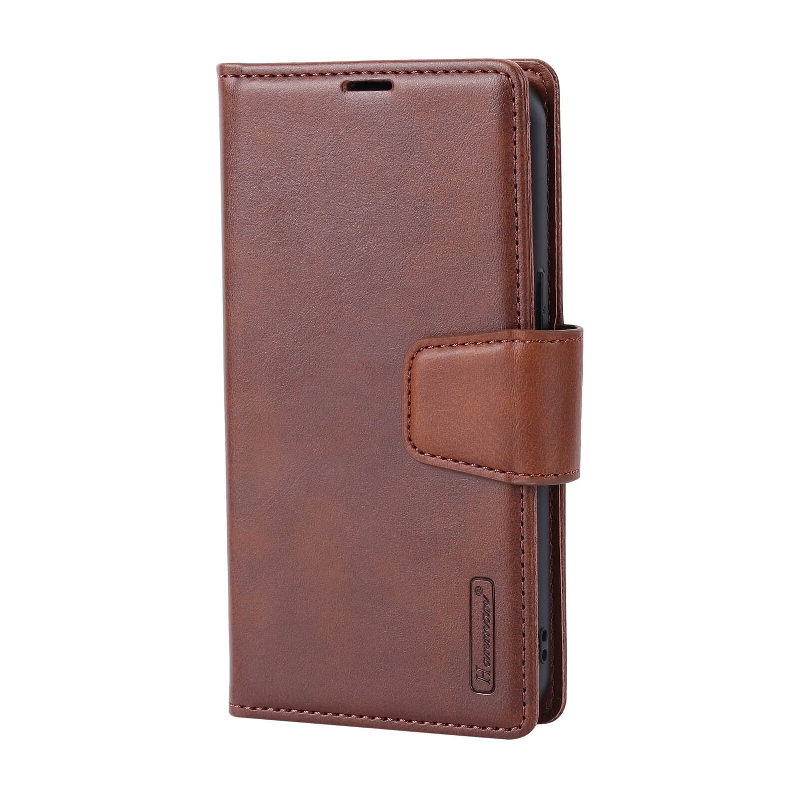Hanman Miro Leather 2-in-1 Wallet Case with Magnetic Back Compatible with iPhone 13 Pro Max