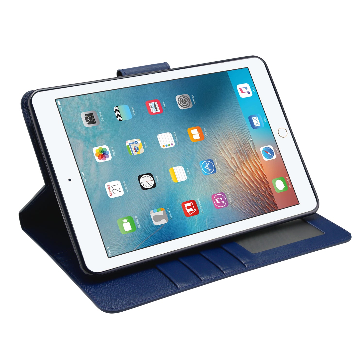 iPad Mini 3th 7.9 2014 Luxury Hanman Leather Wallet Flip Case Cover
