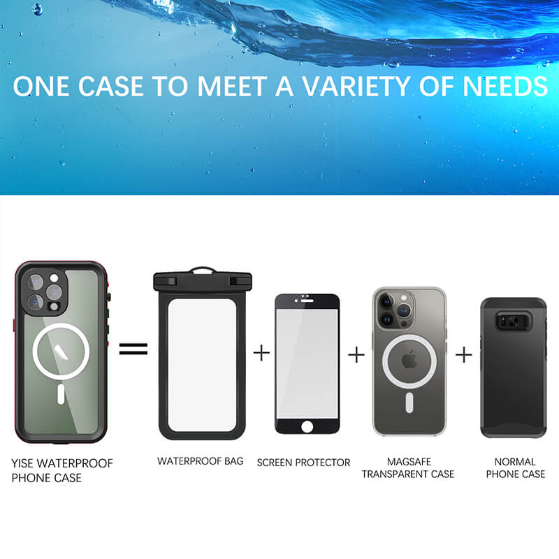 iPhone 14Pro Max Redpepper IP68 Waterproof Shell Phone Case