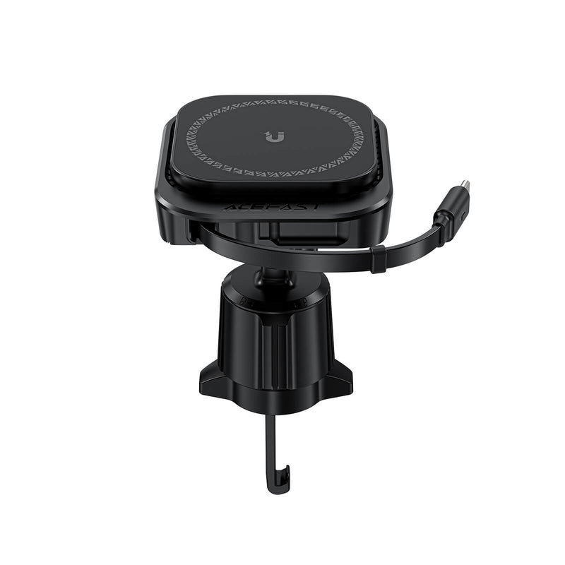 Pre Order Acefast Magnetic 15W Wireless Car Charging Holder With Retractable Type-C Cable D32