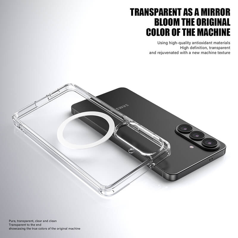 Samsung Galaxy S26 2026 Aurora Series Crystal Magsafe Phone Case Clear