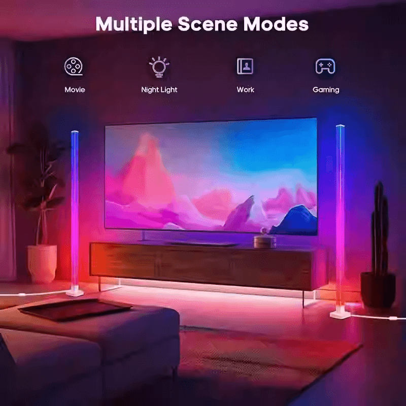 Mobie Standing RGB Floor Lamp with Remote Control