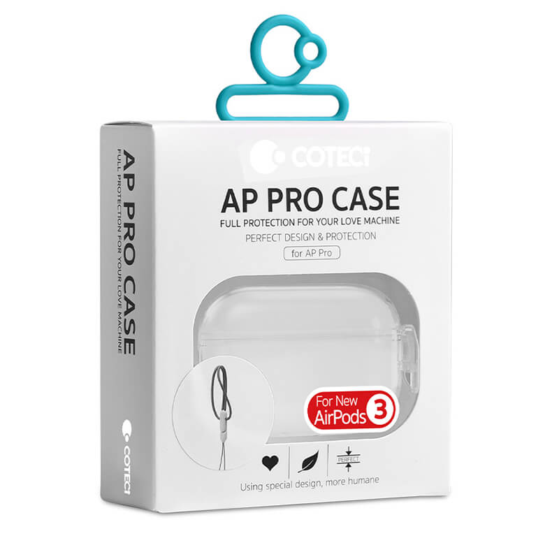 Coteci Crystal Clear AirPods 3 Case with Lanyard AP77