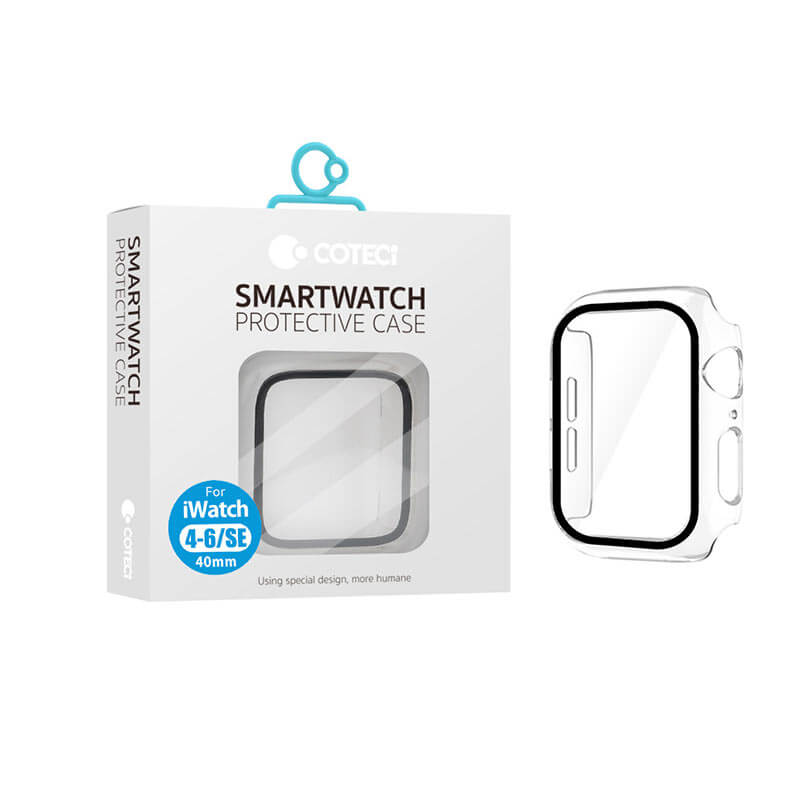 Mobie iWatch Transparent Tempered Glass Case 44mm