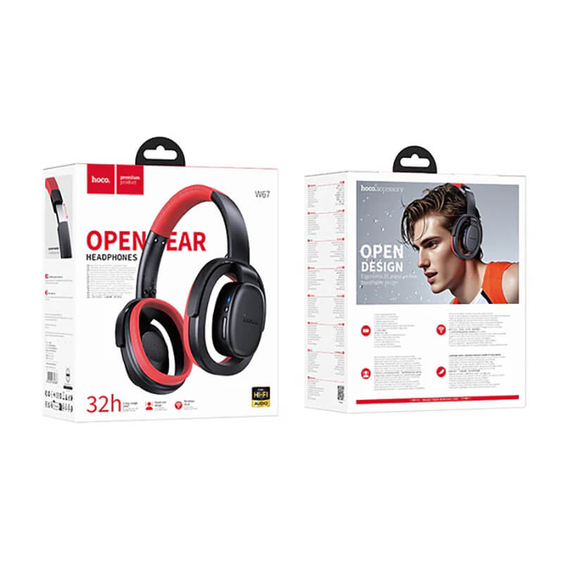 Hoco 32 Hour Battery Open Ear Bluetooth Headphones W67