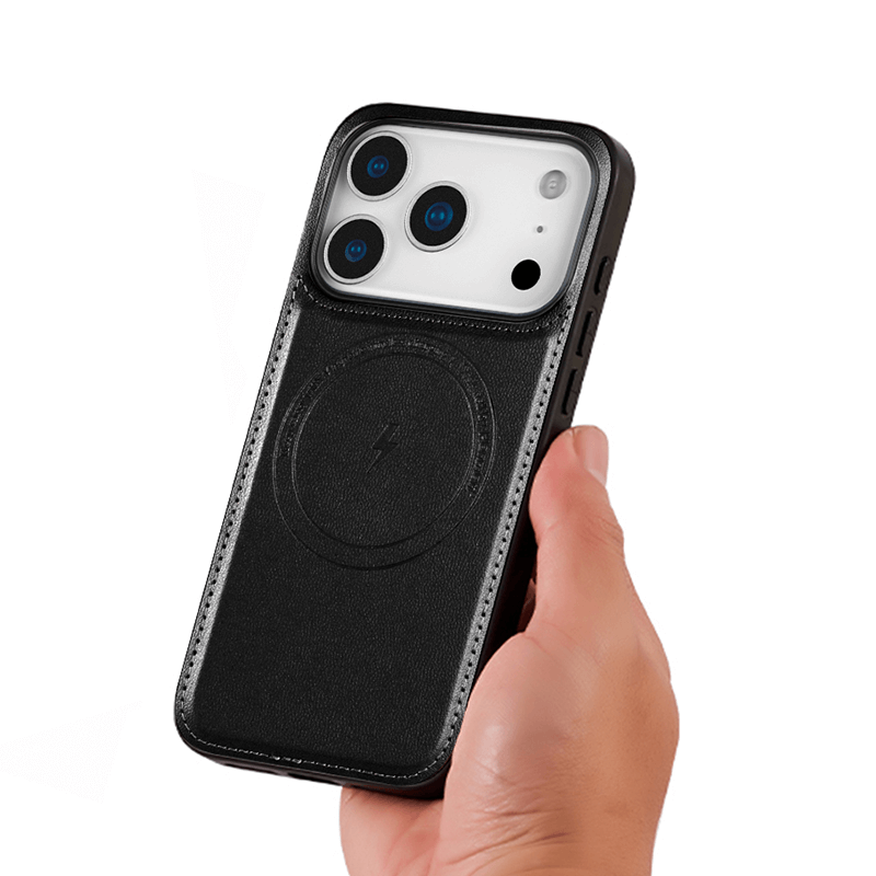 iPhone 17 Pro Max Hanman Miro Leather 2-in-1 Wallet Case with Magnetic Back