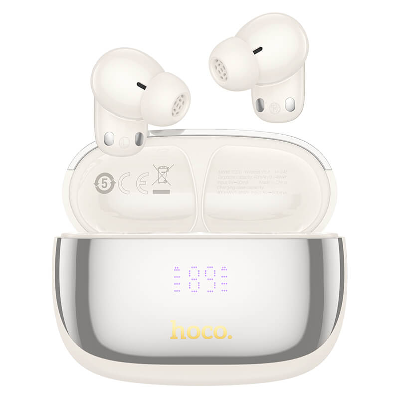 hoco. TWS Earbuds with ANC+ENC 7h Playtime & Battery Display EQ20