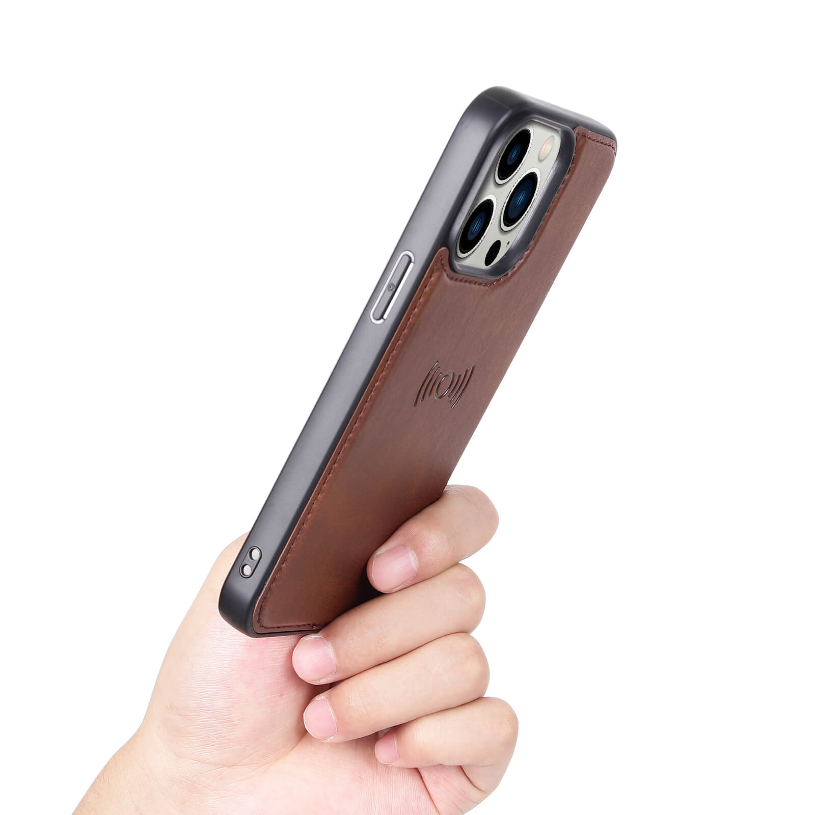 Hanman Miro Leather 2-in-1 Wallet Case with Magnetic Back Compatible with iPhone 13 Pro Max