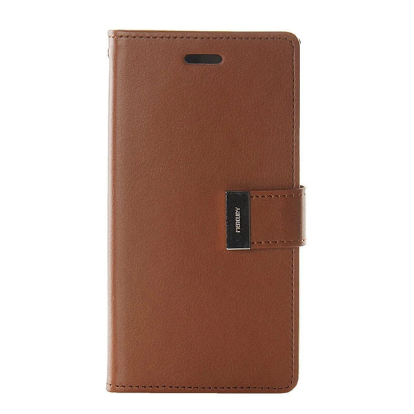 iPhone 12/12Pro Mercury Goospery Leather Rich Diary Wallet Flip Case