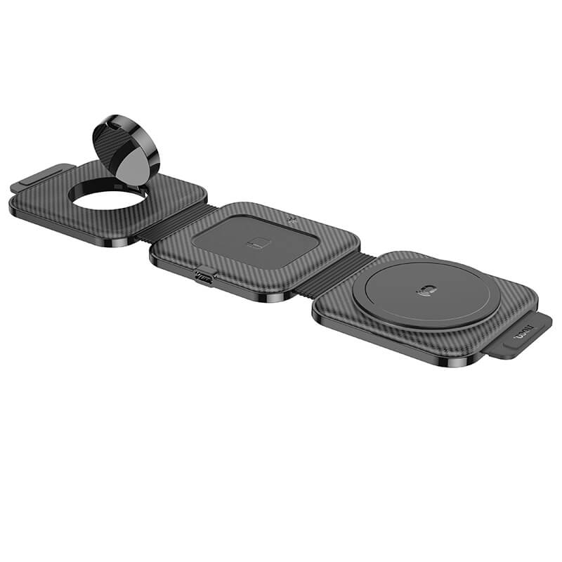 hoco Unique 3-in-1 Folding Magnetic Wireless Fast Charger CQ4