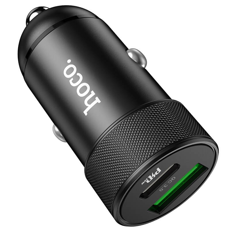 hoco Fast Car Charger QC3.0 Charger U+C PD 20W Z32B