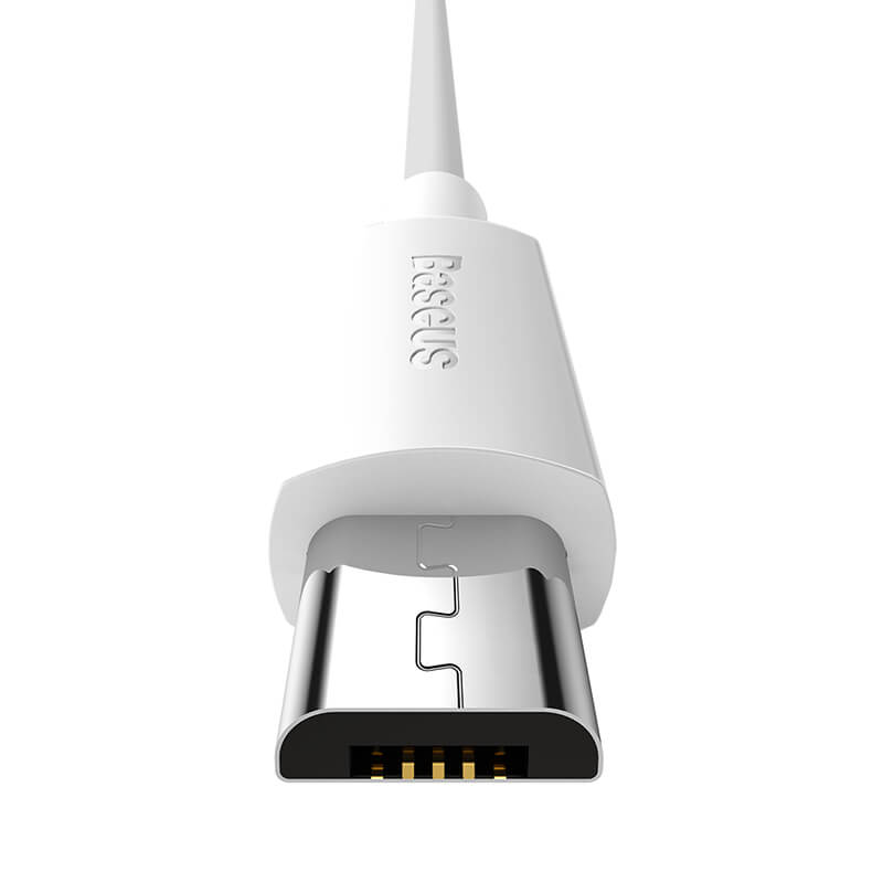 Baseus Simple Wisdom Data Cable Kit USB to Micro 2.1A 1.5m (2PCS/Set)