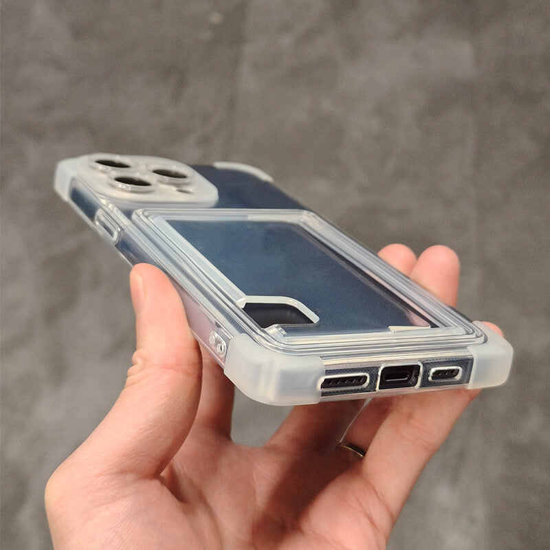 iPhone 15 Pro Anti Drop Phone Case with Card Pocket