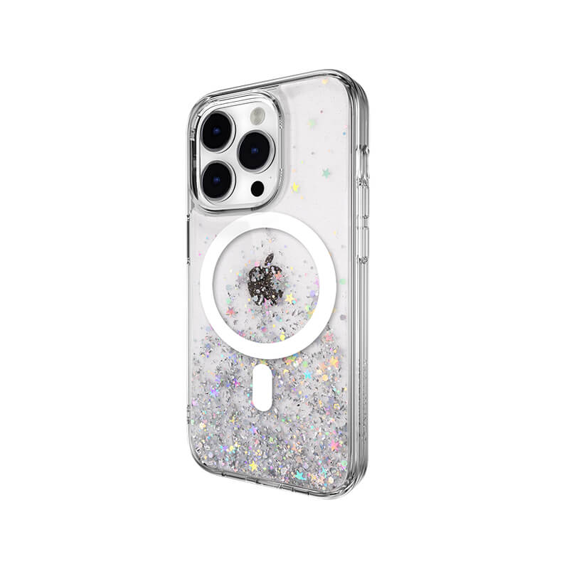 iPhone 15 Galactic Series Star Sand Anti-Drop Magsafe Phone Case