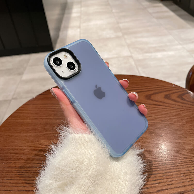 iPhone 15Plus Dunjia Series Matte Translucent Phone Case