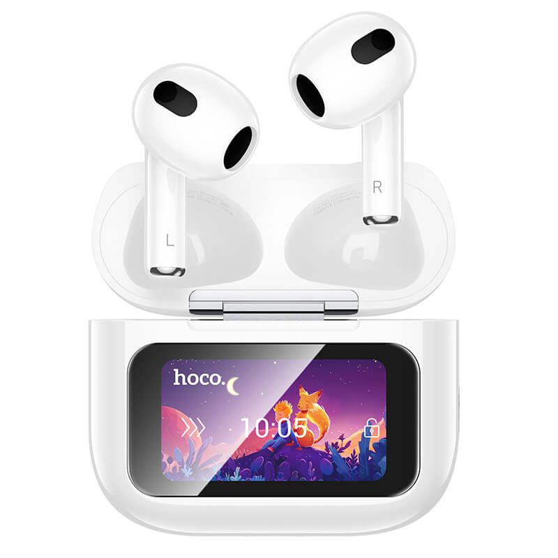 hoco Touch Screen TWS Bluetooth 5.4 4-Hour Battery Wireless Earphones EW81