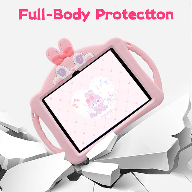 iPad Pro 11 2020 Cute Rabbit Protection Case with Foldable Kickstand