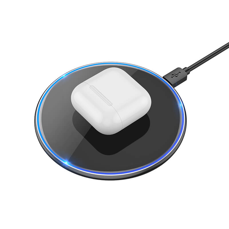 hoco 15W Ultra-Slim Wireless Fast Charger with LED Light CW6 Pro