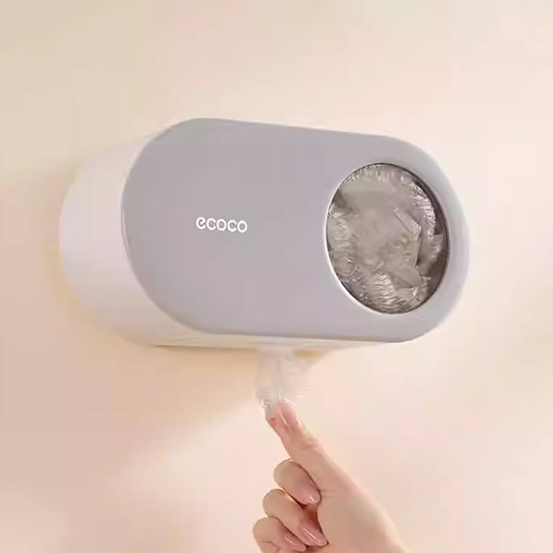 Mobie Cling Film Sleeve Storage Box with 100 Sleeves Dispenser Organizer E24088