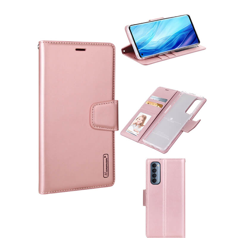 OPPO A58 2022 Hanman Mill Series Leather Wallet Flip Case