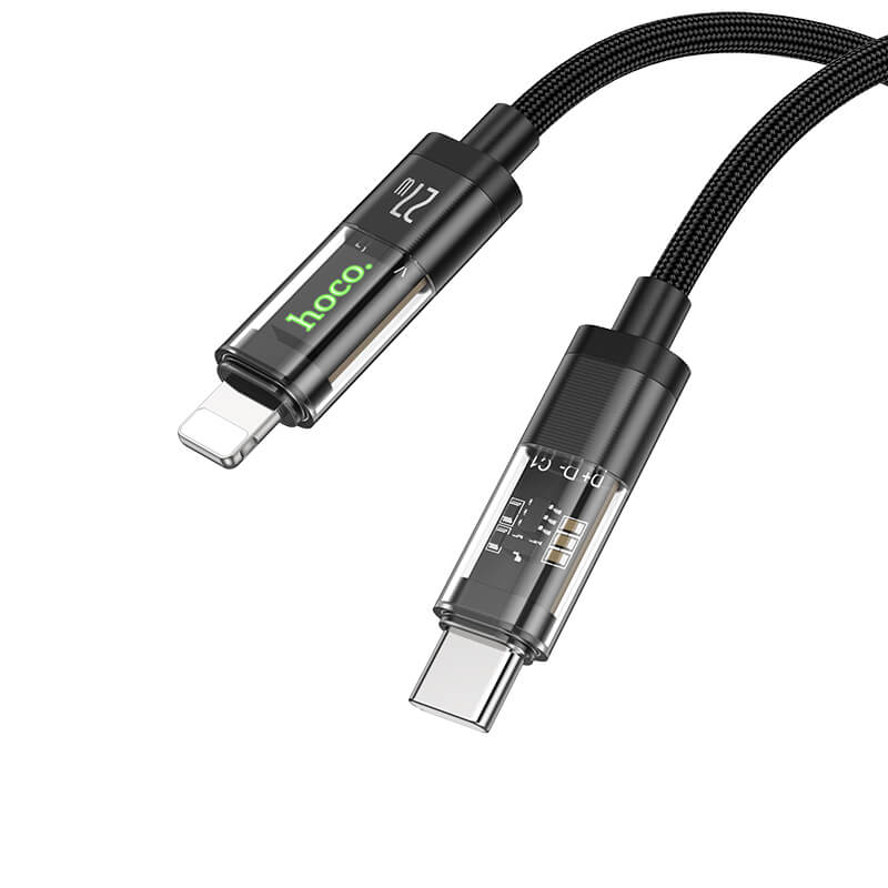 hoco. Transparent Discovery Edition 20W PD Charging Data Cable for iP U116