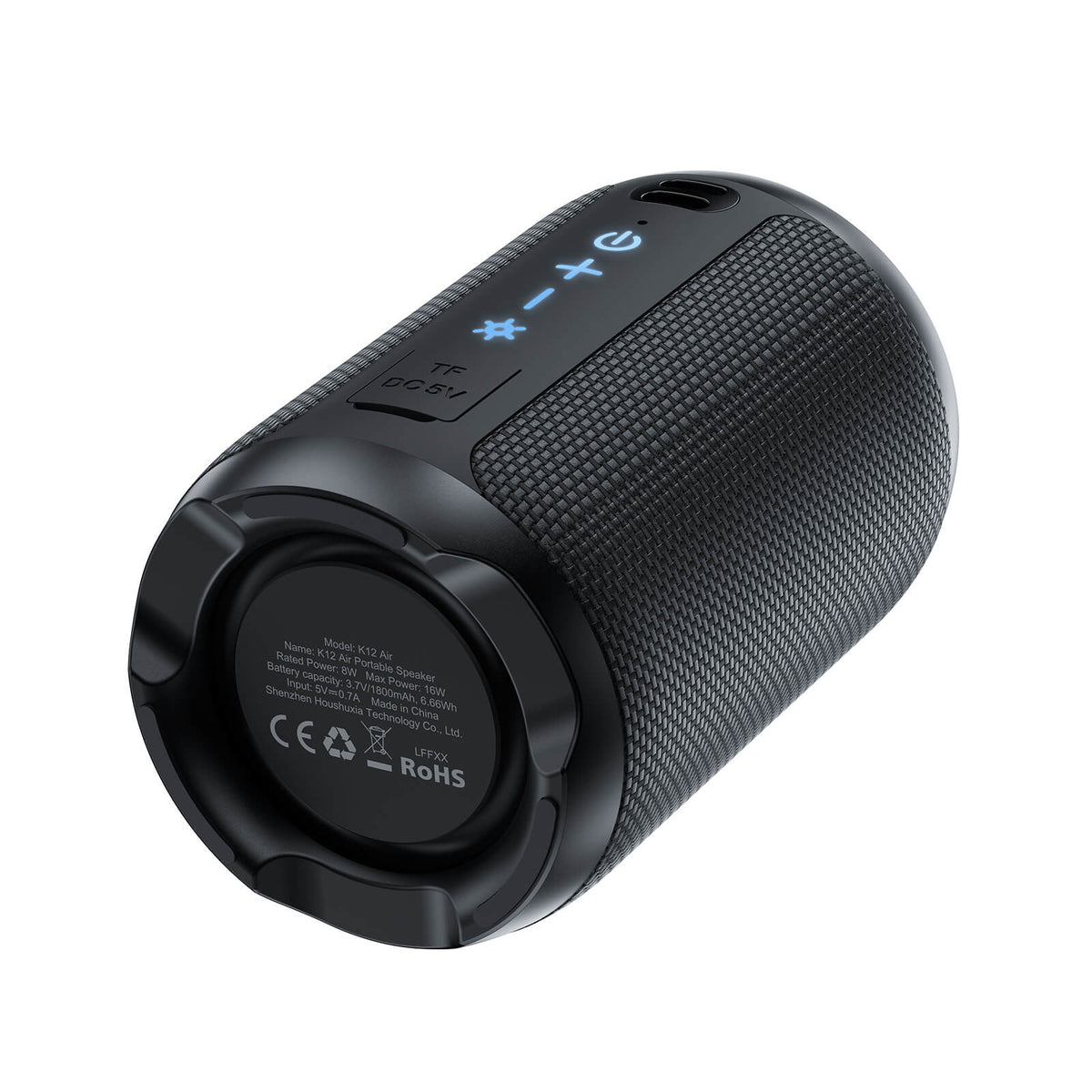 Acefast 1800mAh IPX4 Waterproof Dual EQ Bluetooth 6.0 Speaker K12 Air