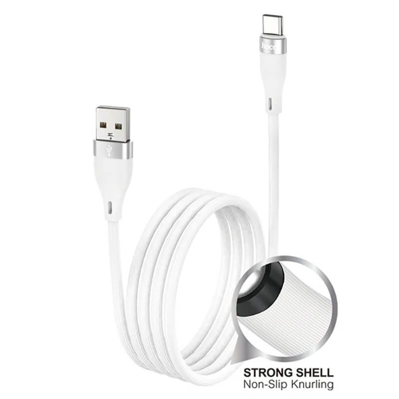 Hoco PVC Strong Shell 3A Charging Type-C to USB-A Cable DU45