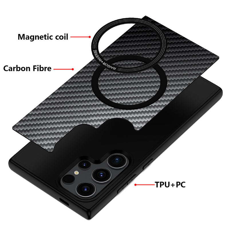 Samsung Galaxy S24 Ultra 2024 Scott Plus Series Shockproof Magnetic Phone Case