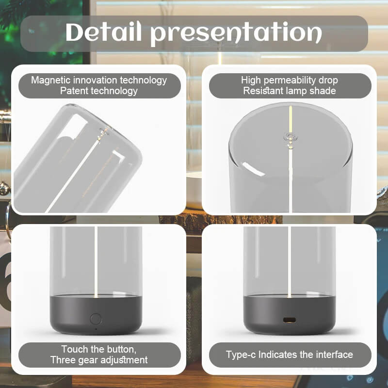 Mobie LED Cordless Magnetic Desk Lamp